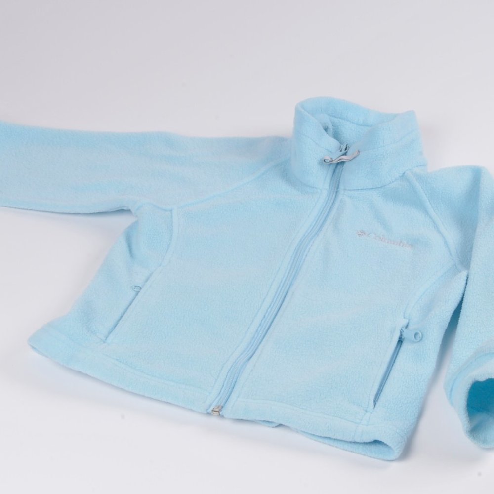 Columbia, Zip Up, Soft Blue, Fleece Jacket. Size 4/5